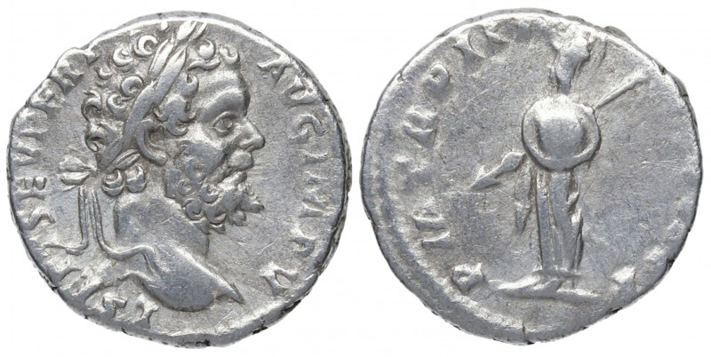 195 d.C. Septimio Severo. Roma. Denario. DS 4119 e.1. Ag. 3,27 g.  fin leyenda a...