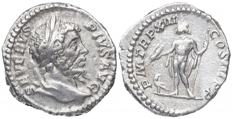 205 d.C. Septimio Severo. Roma. Denario. DS 4128 b.1. Ag. 3,42 g. PM TR P XIII C...