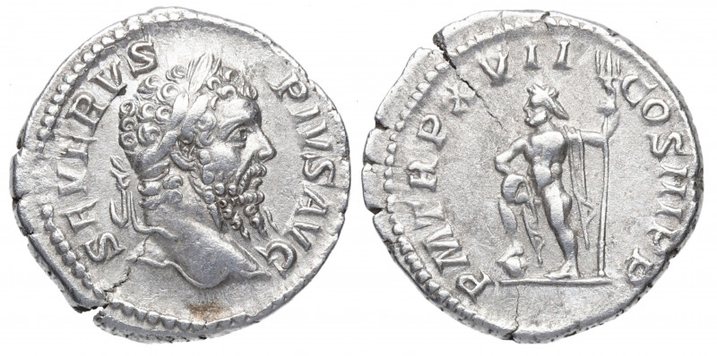 209 d.C. Septimio Severo. Roma. Denario. DS 4133 g. 1. Ag. 3,18 g. PM TR P XVII ...