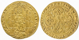 PHILIPPE VI (1328-1350). Lion d’or (4,86 g.). Ref : Dy 250.
Superbe