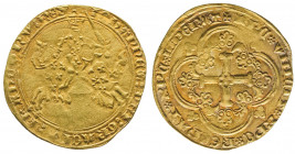 JEAN LE BON (1350-1364). Franc à cheval (3,92 g). Ref : Dy 294.
TTB