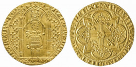 CHARLES V (1364-1380). Franc à pied (3,80 g.).
Ref : Dy 360.
Presque FDC