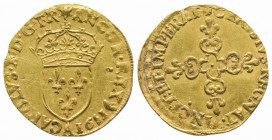 CHARLES X (1589-1590).
Ecu d’or au soleil (3,37 g.) 1591 Paris. Ref : Dy 1172, Sb. 4940.
TTB