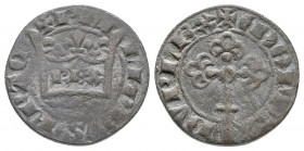 PHILIPPE VI de VALOIS (1328-1350). Piéfort en billon du double tournois (6,55 g.). Ref : Ciani 323.
TB