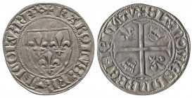 CHARLES VI (1380-1422).
Blanc dit Guénar, (2,84 g.). Ref : Ciani 506, Dy. 377.
Superbe et rare en cet état