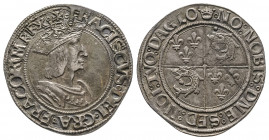 FRANCOIS I (1515-1547). 
Teston du Dauphiné du 1° type pour Crémieu (point 1er), (9,35 g.).
Ref : Dy 821, Ciani 1140.
Très bel exemplaire de flan larg...