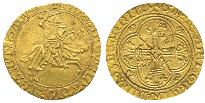 BEARN. Gaston de Foix (1436-1472). Ecu d’or au cavalier (3,40 g).
Ref : Dy 1248,...