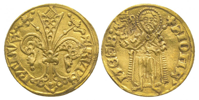 ALLEMAGNE. Palatinat, Rupert I (1353-1390). Florin au Saint Jean (3.51 g), n.d.
...