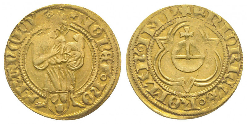 ALLEMAGNE. Francfort.
Ducat (3.33 g) n.d. au saint Jean à l’agneau. Revers au no...