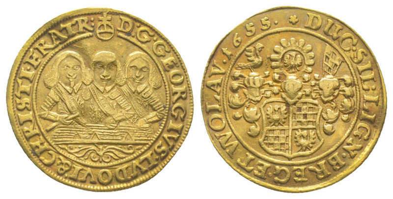 ALLEMAGNE. Silésie. Munsterberg. Georges, Louis et Christian (1639-1663).
Ducat ...