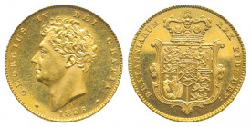 ANGLETERRE. Georges IIII (1820-1830). Demi souverain, 1826 (4 g.). Ref : Fr 380 ou 380a.
Superbe, aspect de flan bruni