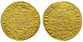 PAYS BAS, Utrecht,
David de Bourgogne (1455-1496). Florin au Saint Martin, 3,15 g., n.d. Ref : Fr 190.
TTB