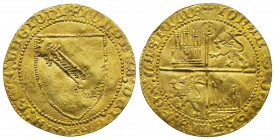 ESPAGNE. Juan II (1406-1454).
Dobla de la Banda, (4,57 g.), pour Séville. Ref : Fr 112
TTB