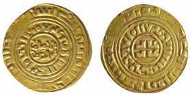 Baudouin III (1143-1163). Royaume de Jérusalem. Besant d’or n.d.(3,74 g).
Ref : Fr.1a
TTB