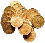 ANGLETERRE.
Lot de 31 p. d’une livre dont 18 pour Victoria, 9 pour Edouard VII, 4 pour George V.
Dates et états divers