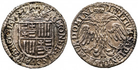 Principauté de Château-Regnault.
Louise Marguerite de Lorraine (1614-1631). 
 Lot de quatre autres pièces de 4 sols aux écus encore différents dont...