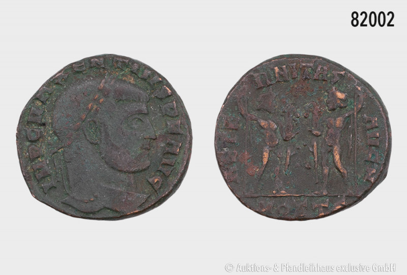 Römische Kaiserzeit, Maxentius (306-312), Follis, Ostia, 6,89 g, 23 mm, RIC 35, ...