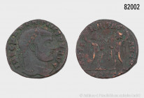 Römische Kaiserzeit, Maxentius (306-312), Follis, Ostia, 6,89 g, 23 mm, RIC 35, sehr schön
