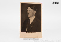Postkarte Deutsches Reich, "Reichskanzler Adolf Hitler", Luftschiff Graf Zeppelin Deutschlandfahrt 1933, gestempelt Friedrichshafen/Bodensee und Dresd...