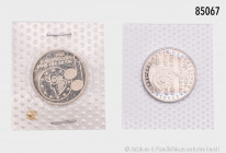 Konv. BRD, 4 x 5-DM-Gedenkmünzen 1985/1986, PP, original verschweißt, Folie teilweise etwas beschädigt, bitte besichtigen