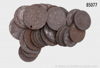 Deutsches Reich, Konv. 29 Münzen Notgeld nach dem 1. WK, überwiegend Bonn, gemischter Zustand, teilweise mit etwas Rost, bitte besichtigen