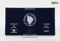Frankreich, KMS 1983, Fleur de Coins, in OVP