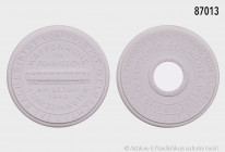 Drittes Reich, Porzellanmedaille 1940, Meissen, auf die Waffenruhe in Frankreich, 48 mm, vorzüglich