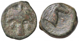 GRECHE - SICILIA - Siculo-Puniche - AE 19 - Protome di cavallo a d. /R Palmizio Mont. 5570 (AE g. 5,77)
 
qBB