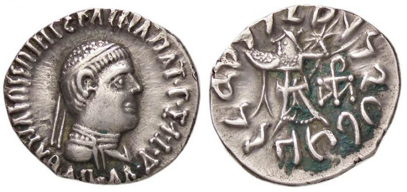 GRECHE - RE BACTRIANI e INDO-GRECI - Apollodoto II (110-80 a.C.) - Dracma - Bust...