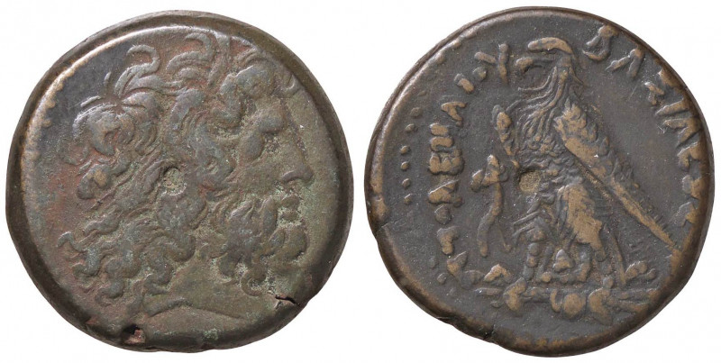 GRECHE - RE TOLEMAICI - Tolomeo III, Euergete (246-221 a.C.) - AE 32 - Testa dia...