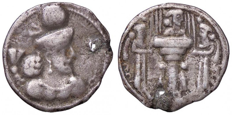 GRECHE - SASSANIDI - Shabuhr II (309-379) - Dracma - Busto coronato a d. /R Alta...