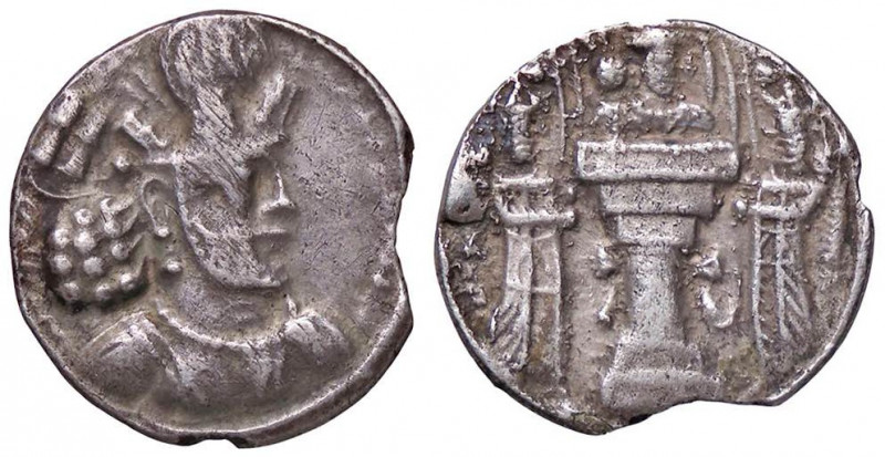 GRECHE - SASSANIDI - Shabuhr II (309-379) - Dracma - Busto coronato a d. /R Alta...