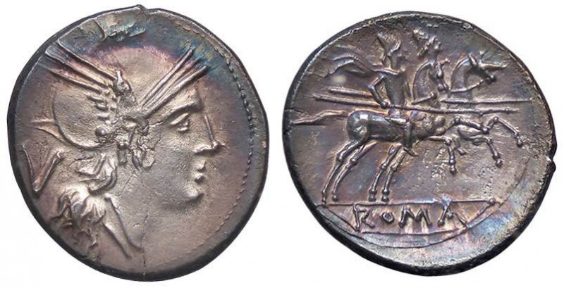 ROMANE REPUBBLICANE - ANONIME - Monete senza simboli (dopo 211 a.C.) - Quinario ...