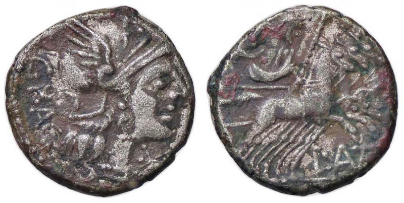 ROMANE REPUBBLICANE - ANTESTIA - L. Antestius Gragulus (136 a.C.) - Denario - Te...