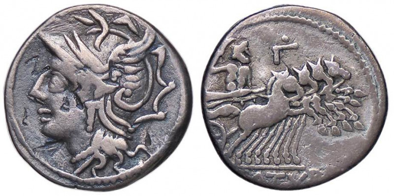 ROMANE REPUBBLICANE - APPULEIA - L. Appuleius Saturninus (104 a.C.) - Denario - ...