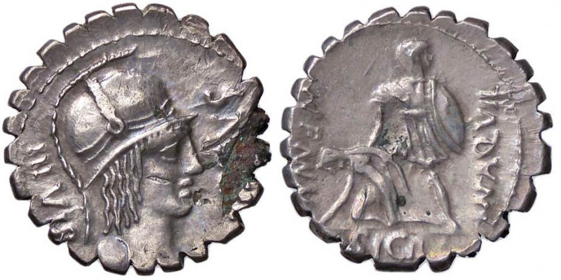 ROMANE REPUBBLICANE - AQUILIA - Mn. Aquillius Mn. f. Mn. n. (71 a.C.) - Denario ...