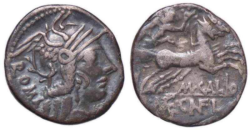 ROMANE REPUBBLICANE - CALIDIA - M. Calidius, Q. Metellus, Cn. Fulvius (117-116 a...