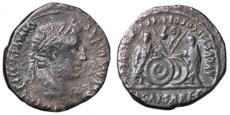 ROMANE IMPERIALI - Augusto (27 a.C.-14 d.C.) - Denario (Lugdunum) - Testa laurea...
