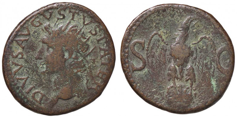 ROMANE IMPERIALI - Augusto (27 a.C.-14 d.C.) - Dupondio (Restituzione di Domizia...