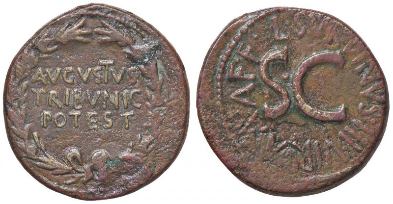 ROMANE IMPERIALI - Augusto (27 a.C.-14 d.C.) - Asse - Scritta entro corona /R L ...