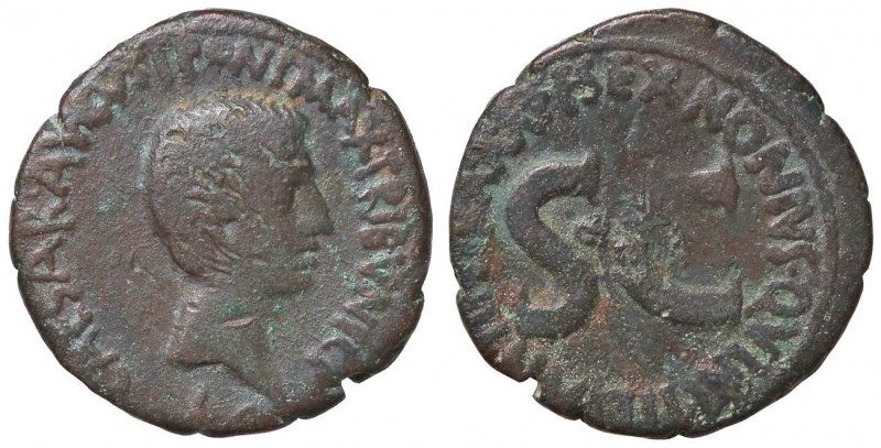 ROMANE IMPERIALI - Augusto (27 a.C.-14 d.C.) - Asse - Testa a d. /R SC entro cor...