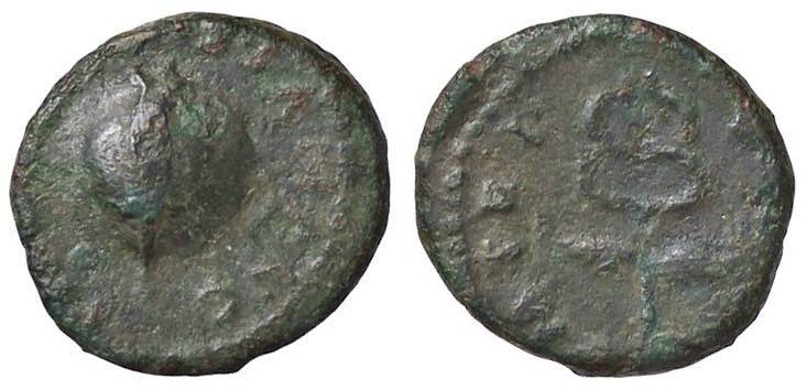 ROMANE IMPERIALI - Vespasiano (69-79) - Quadrante - Timone su globo /R Caduceo C...