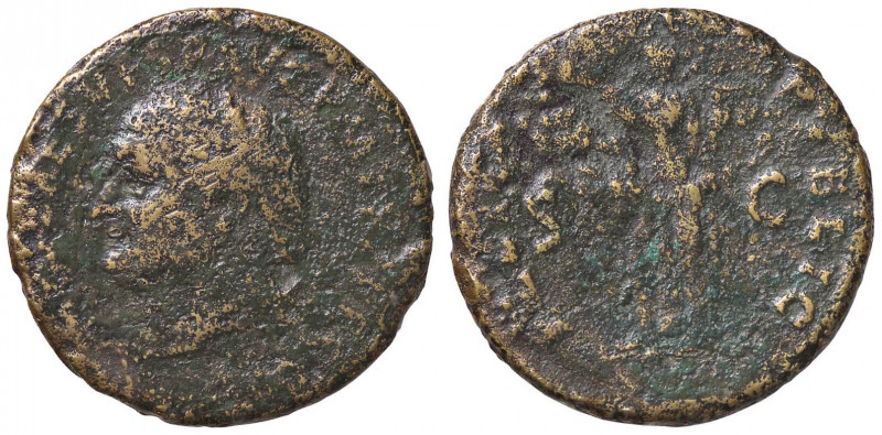 ROMANE IMPERIALI - Tito (79-81) - Sesterzio - Testa laureata a s. /R La Felicità...