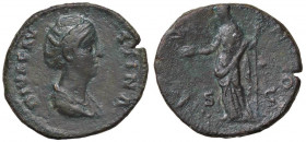 ROMANE IMPERIALI - Faustina I (moglie di A. Pio) - Asse - Busto drappeggiato a d. /R Giunone stante a s. con patera e lancia C. 211 (AE g. 11,58)
 
...
