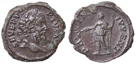 ROMANE IMPERIALI - Settimio Severo (193-211) - Denario - Testa laureata a d. /R L'Imperatore stante a s. con ramo d'ulivo e scettro (AG g. 2,25)
 
B...