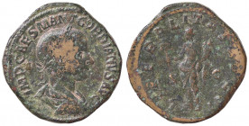 ROMANE IMPERIALI - Gordiano III (238-244) - Sesterzio - Busto laureato e drappeggiato a d. /R La Liberalità stante a s. con tessera e doppia cornucopi...