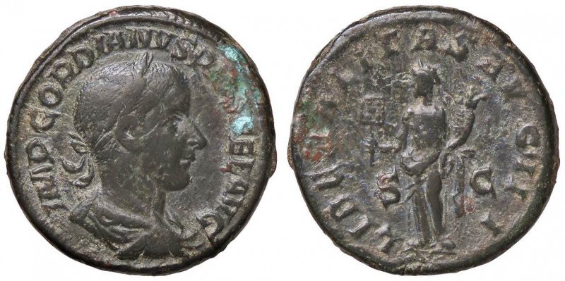 ROMANE IMPERIALI - Gordiano III (238-244) - Asse - Busto laureato e drappeggiato...