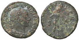 ROMANE IMPERIALI - Gordiano III (238-244) - Asse - Busto laureato e drappeggiato a d. /R Ercole nudo stante a d. con la mano d. su un fianco si appogg...