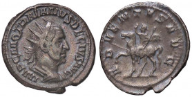 ROMANE IMPERIALI - Traiano Decio (249-251) - Antoniniano - Busto radiato, drappeggiato e corazzato a d. /R Traiano Decio a cavallo a s. con scettro e ...