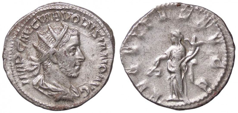 ROMANE IMPERIALI - Volusiano (251-253) - Antoniniano - Busto radiato e drappeggi...